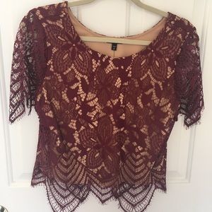 Express Tops - Express Lace Top Express Tops - Express Lace Top